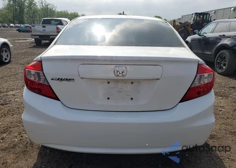 2012 Honda Civic Ex from USA, damaged, VIN 2HGFB2F80CH582843
